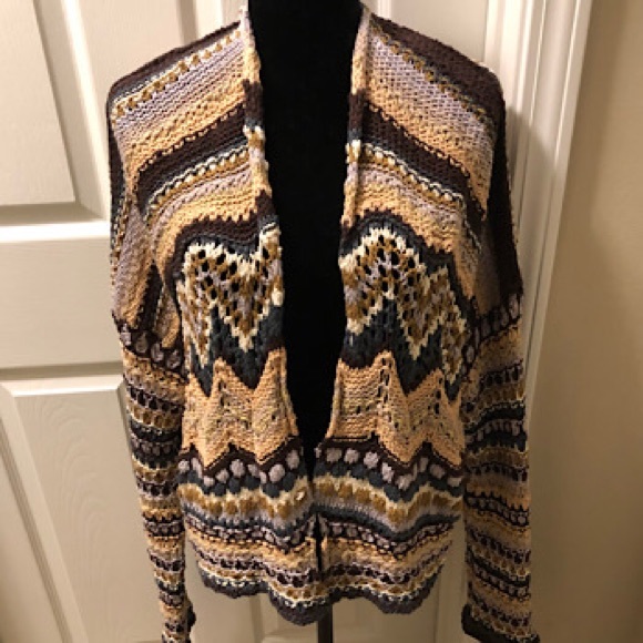 “NEW” Feeling Nostalgic Open Cardigan - Picture 3 of 6
